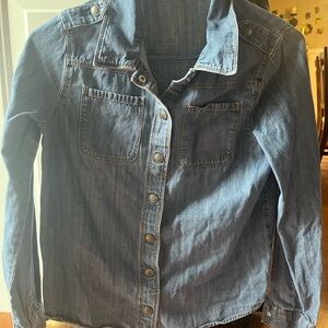 Crazy 8 Blue Button Down Shirt for Kids